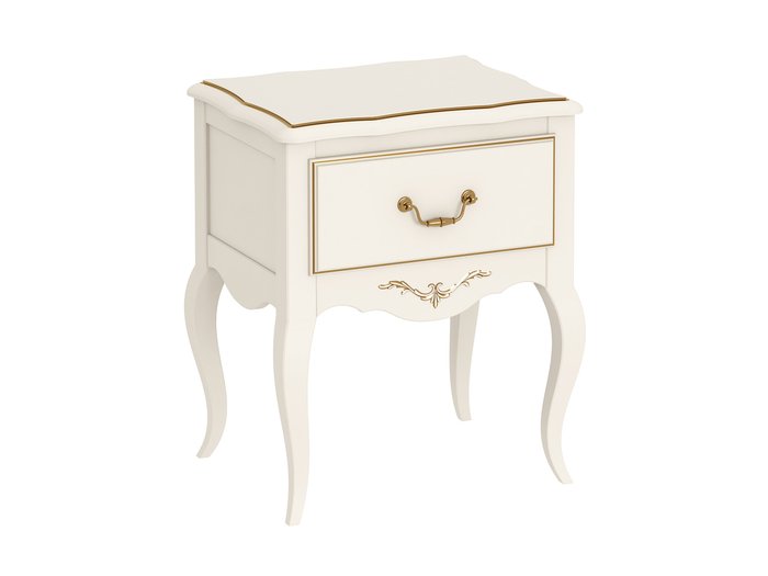 Прикроватная тумба Малонн Ави белого цвета - купить Прикроватные тумбы по цене 25295 Прикроватная тумба Малонн Ави белого цвета - купить Прикроватные тумбы по цене 25295