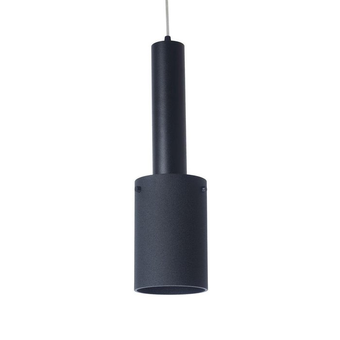 Подвесной светильник Rod с плафоном черного цвета