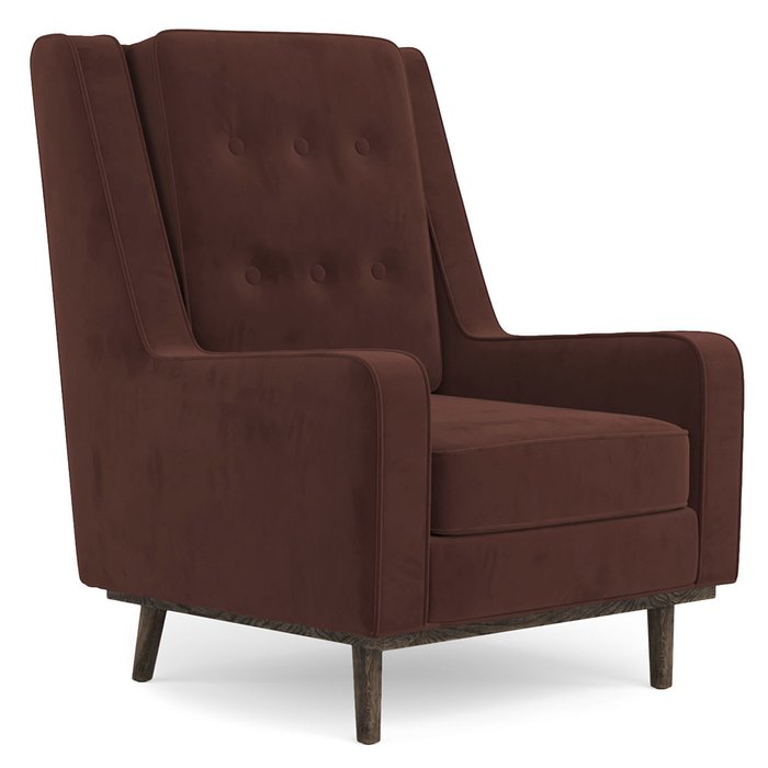 Кресло Scott коричневого цвета - купить Интерьерные кресла по цене 29900.0
