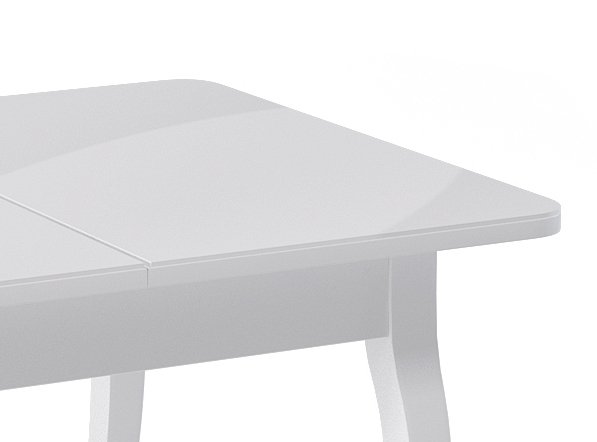 Раскладной обеденный стол 90 белого цвета - лучшие Обеденные столы в INMYROOM