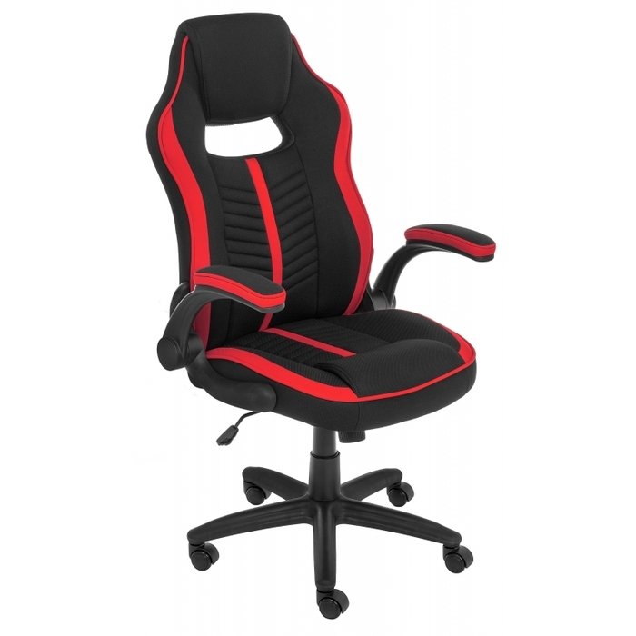 Компьютерное кресло Plast черно-красного цвета - купить Офисные кресла по цене 11460.0