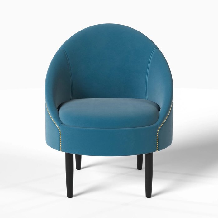 Кресло Мадрид синего цвета