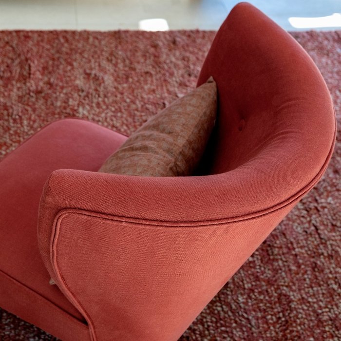 Кресло из льна Franck бежевого цвета - лучшие Интерьерные кресла в INMYROOM