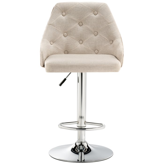 Барный стул Laguna cream fabric бежевого цвета - купить Барные стулья по цене 7990.0