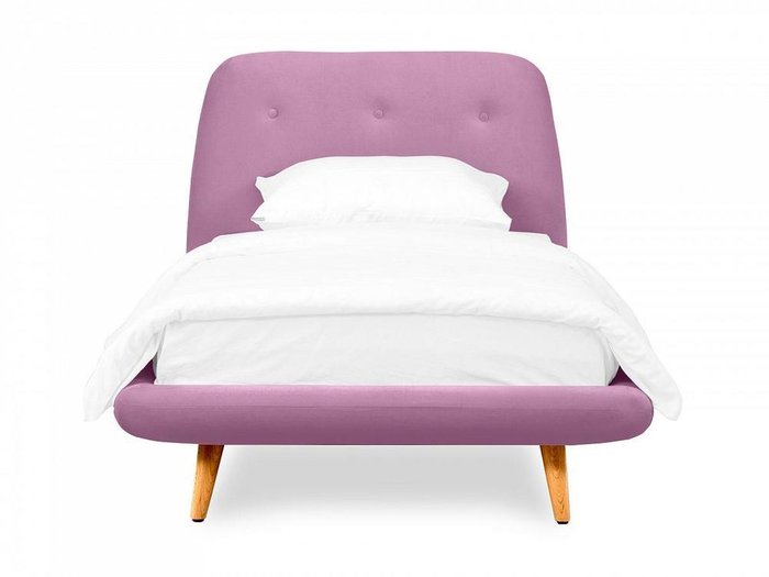Кровать Loa 90х200 лилового цвета - лучшие Кровати для спальни в INMYROOM