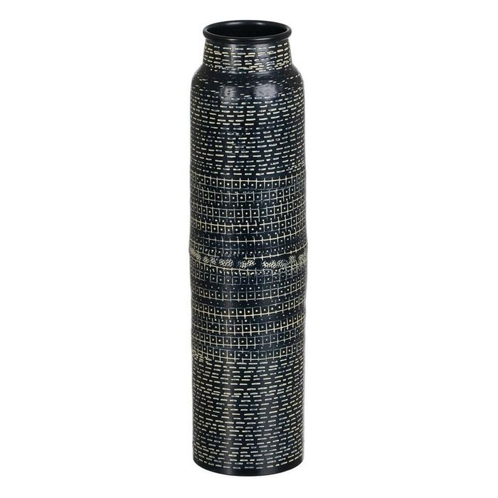 Ваза Чёрный Алюминий 9 x 9 x 35,5 cm