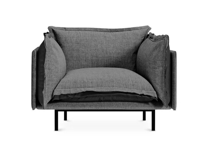 Кресло Barcelona серого цвета - купить Интерьерные кресла по цене 88020 Кресло Barcelona серого цвета - купить Интерьерные кресла по цене 88020