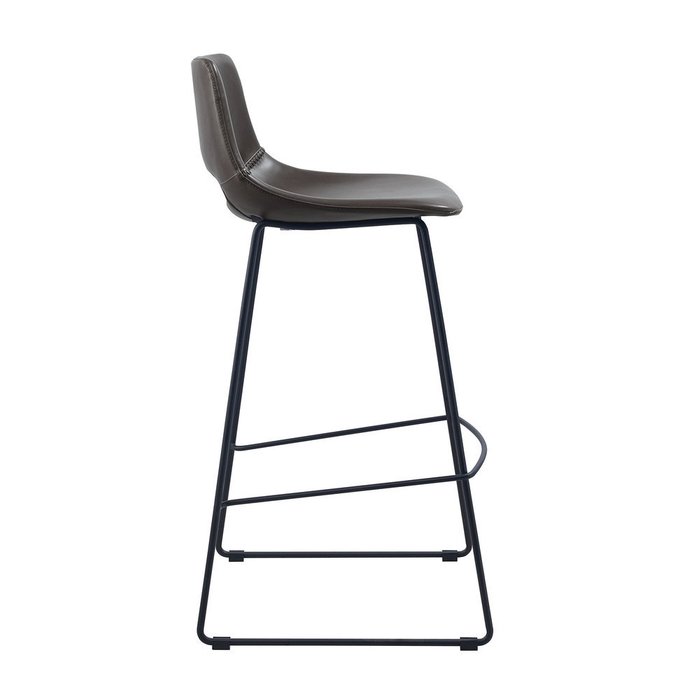 Барный стул Ziegler темно-коричневого цвета  - купить Барные стулья по цене 25990.0