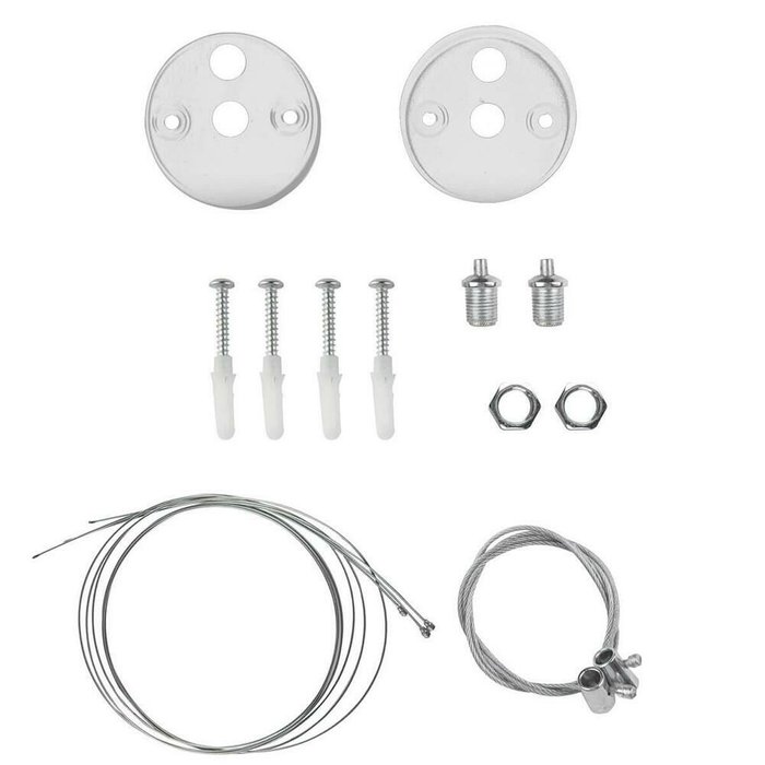 Подвесной светодиодный cветильник Geometria ЭРА Block SPO-111-W-40K-060 60Вт 4000К белый Б0050538 - купить Потолочные светильники по цене 4720