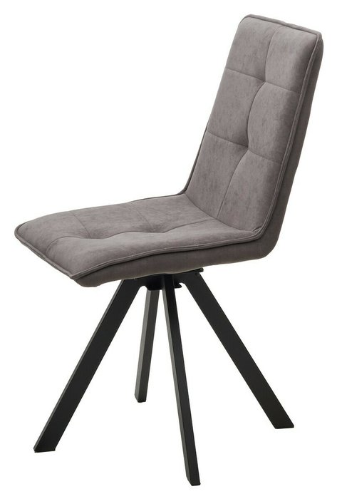 Стул поворотный Bronx темно-серого цвета - купить Обеденные стулья по цене 7150.0