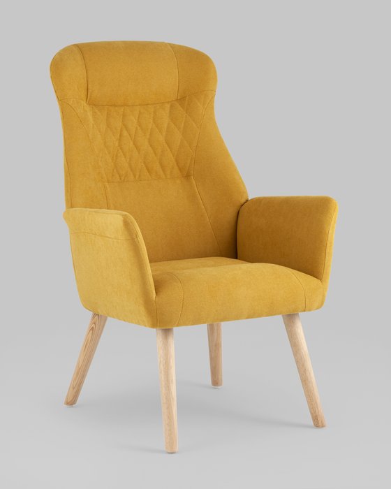 Кресло Парлор желтого цвета - купить Интерьерные кресла по цене 15990.0