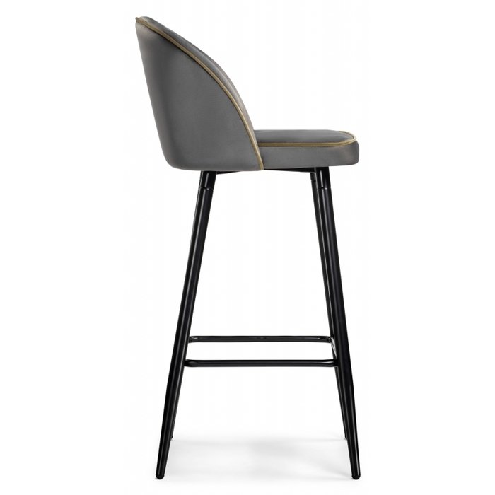 Барный стул Zefir темно-серого цвета - лучшие Барные стулья в INMYROOM