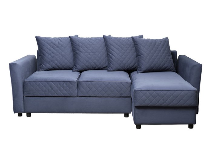 Угловой диван-кровать Sorrento синего цвета - купить Угловые диваны по цене 210000.0