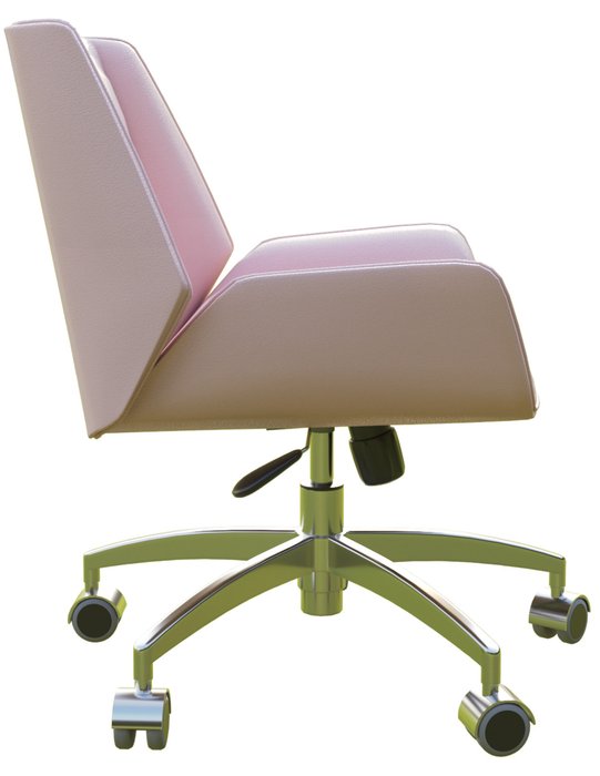 Кресло для посетителя Авиатор розового цвета - купить Офисные кресла по цене 36750.0