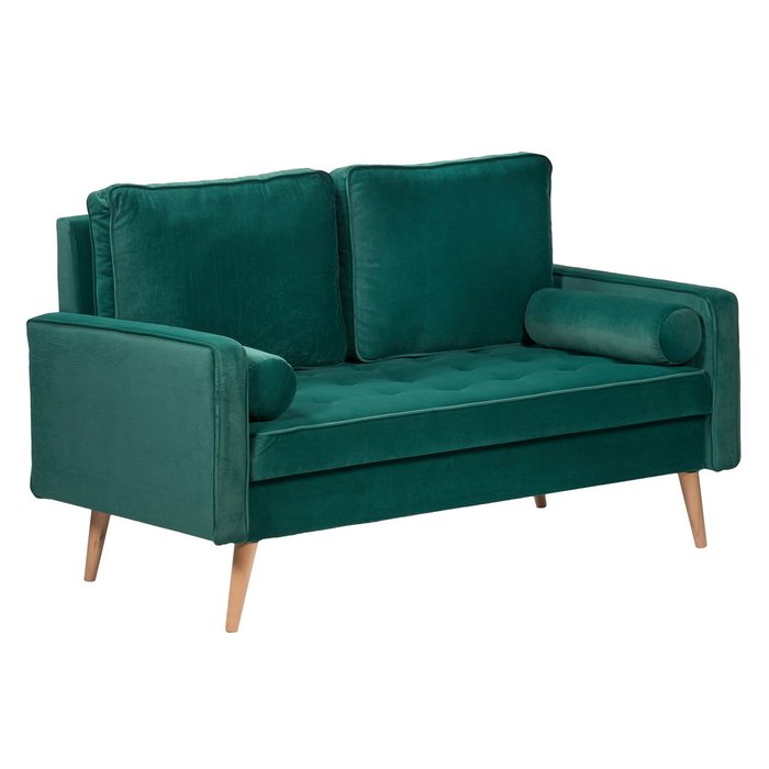 Прямой диван Scott зеленого цвета - купить Прямые диваны по цене 29990.0
