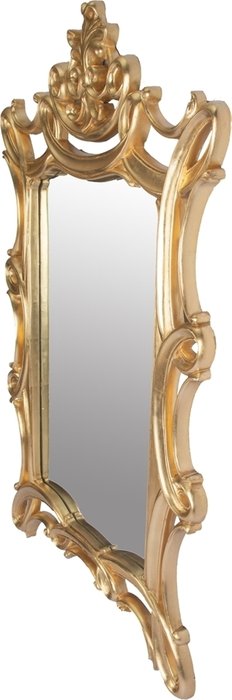 Зеркало настенное золотого цвета - купить Настенные зеркала по цене 38700.0