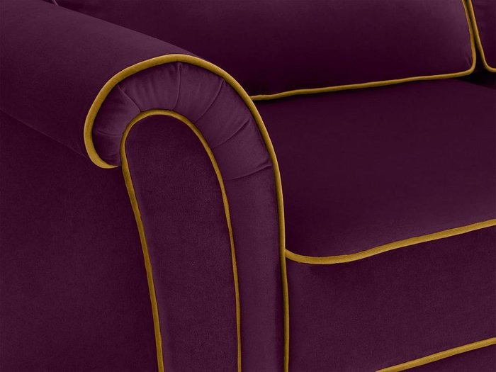 Диван Sydney темно-фиолетового цвета - лучшие Прямые диваны в INMYROOM