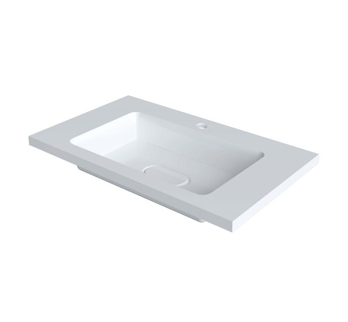 Раковина Modul 80 белого цвета - лучшие Раковины для ванной комнаты в INMYROOM Раковина Modul 80 белого цвета - лучшие Раковины для ванной комнаты в INMYROOM