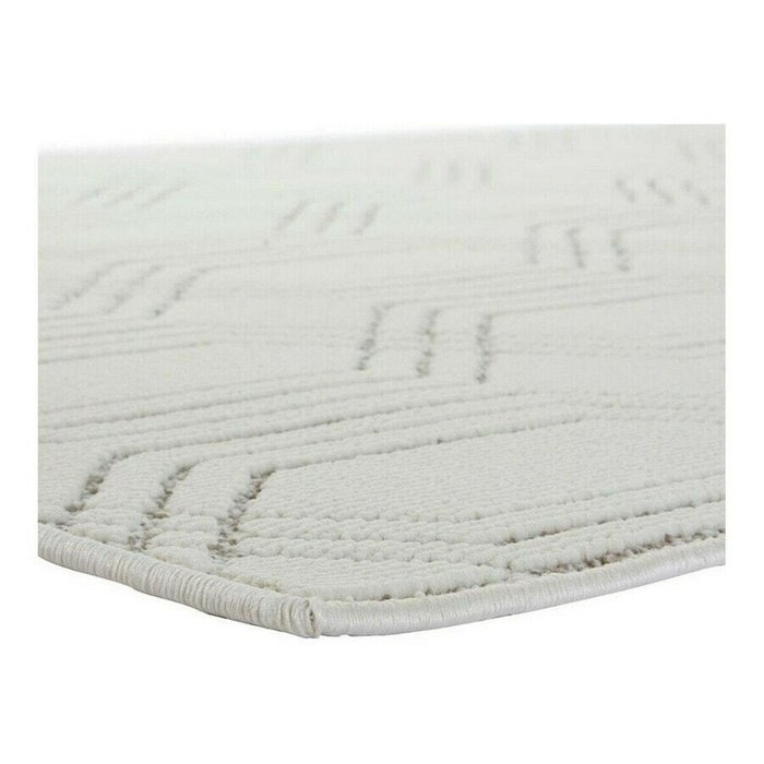 Ковер из полиэстера 120x180 бело-серого цвета - купить Ковры по цене 10631.0