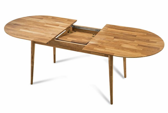 Раскладной обеденный стол Ирвинг бежевого цвета - купить Обеденные столы по цене 87660.0
