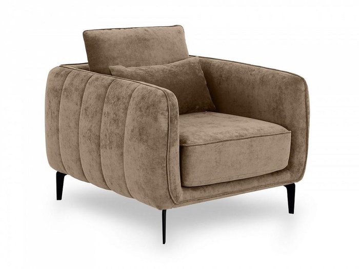 Кресло Amsterdam серо-коричневого цвета - купить Интерьерные кресла по цене 49810.0