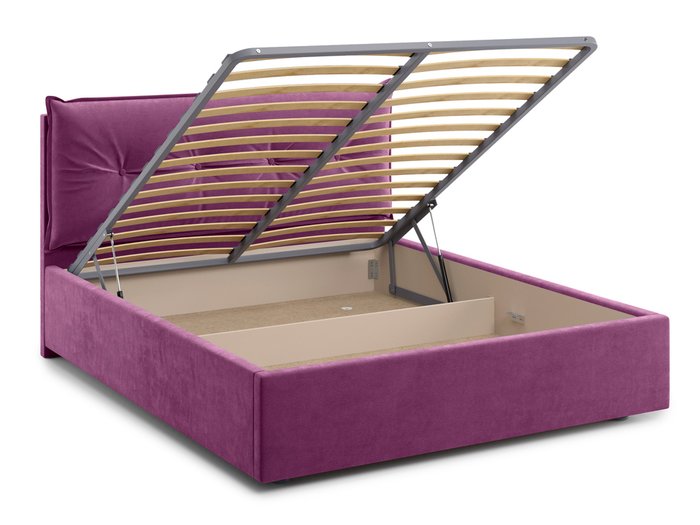 Кровать Cedrino 140х200 пурпурного цвета с подъемным механизмом - лучшие Кровати для спальни в INMYROOM