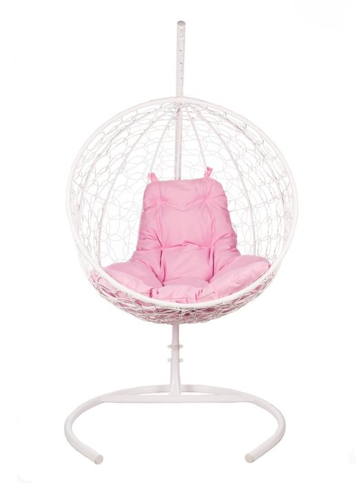 Кресло подвесное Kokos с розовой подушкой - купить Подвесные кресла по цене 8900.0