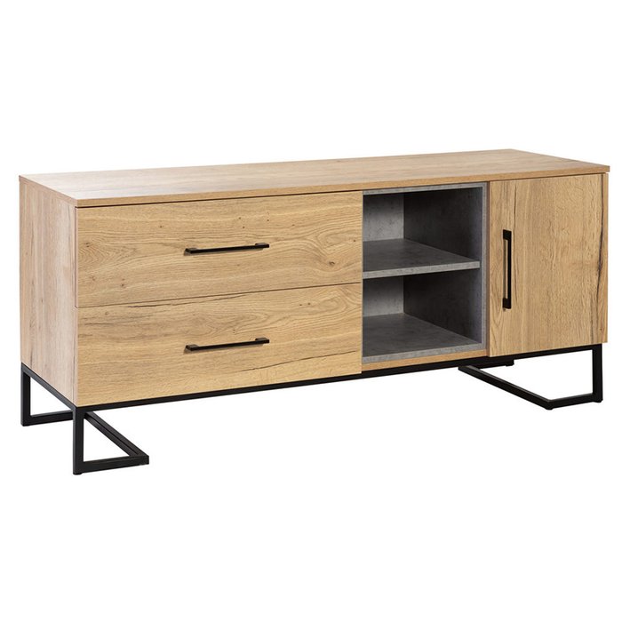 Комод Loft с двумя ящиками и дверцей - купить Комоды по цене 32230.0 Комод Loft с двумя ящиками и дверцей - купить Комоды по цене 32230.0