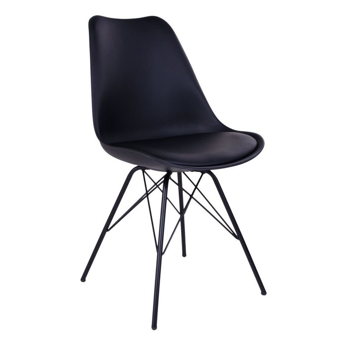 Обеденный стул Oslo черного цвета