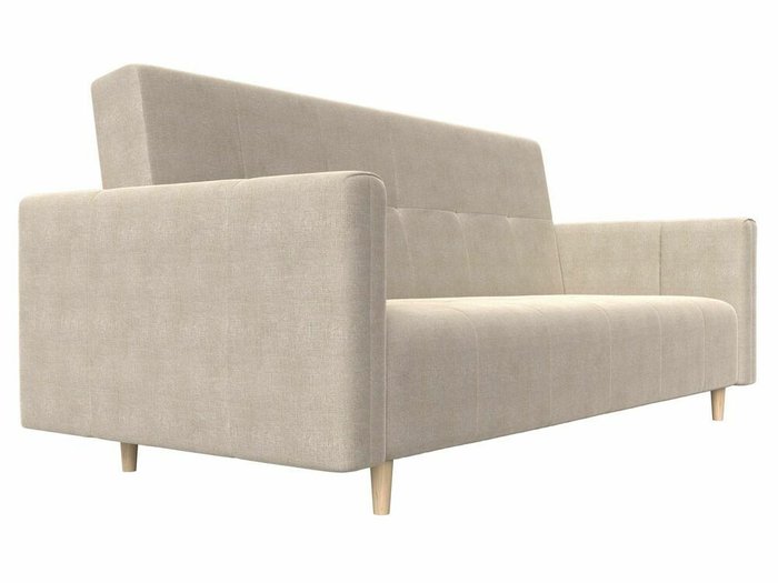 Прямой диван-кровать Вест бежевого цвета - лучшие Прямые диваны в INMYROOM