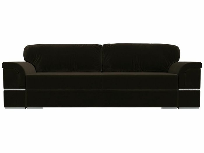 Прямой диван-кровать Порту коричневого цвета  - купить Прямые диваны по цене 58999.0