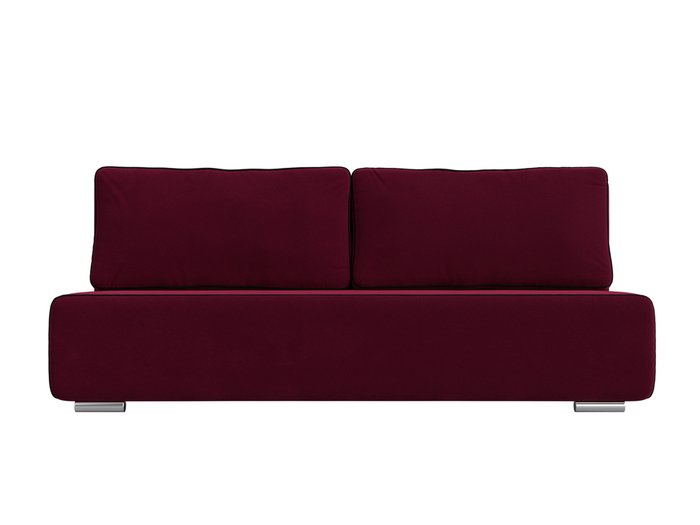 Прямой диван-кровать Уно бордового цвета - купить Прямые диваны по цене 29999.0
