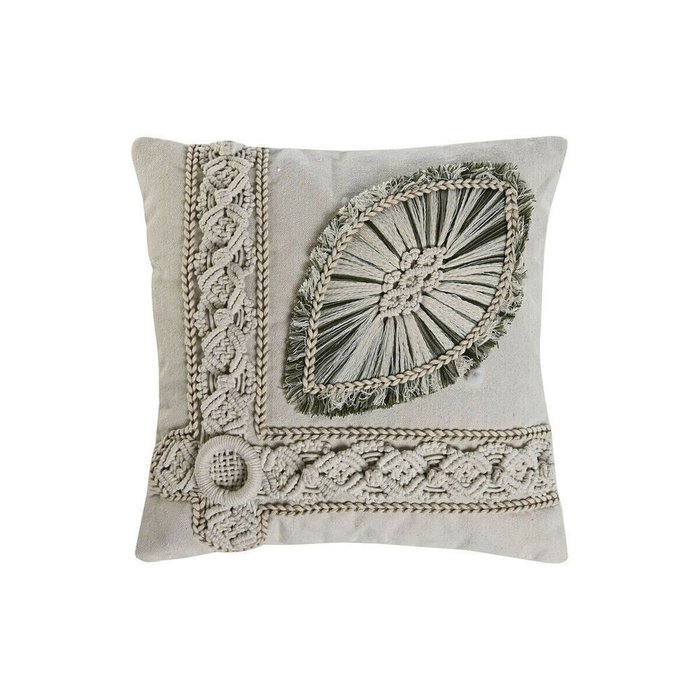 Подушка Boho 45х45 бежевого цвета
