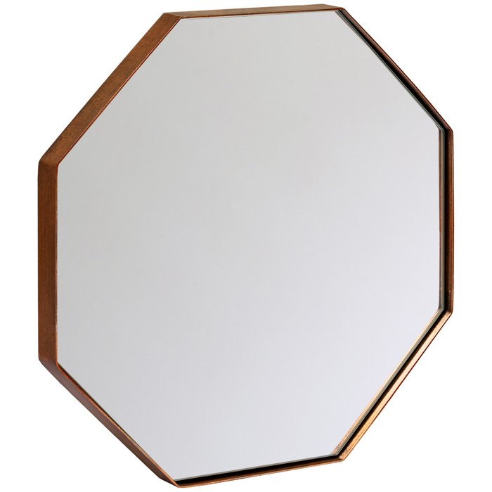 Настенное зеркало Велау в раме золотого цвета - купить Настенные зеркала по цене 9200.0