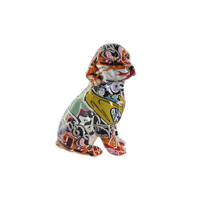 Декоративная фигура Разноцветный Пёс 13,5 x 9,5 x 19,5 cm