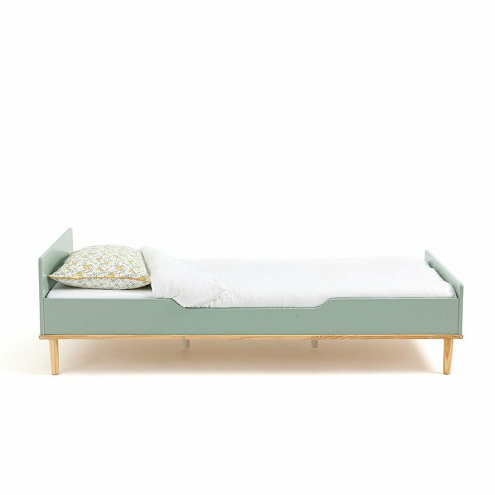 Кровать детская Jimi 90x190 зеленого цвета - лучшие Одноярусные кроватки в INMYROOM