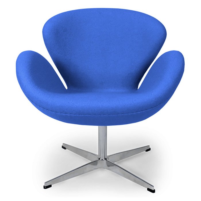 Кресло Swan синего цвета
