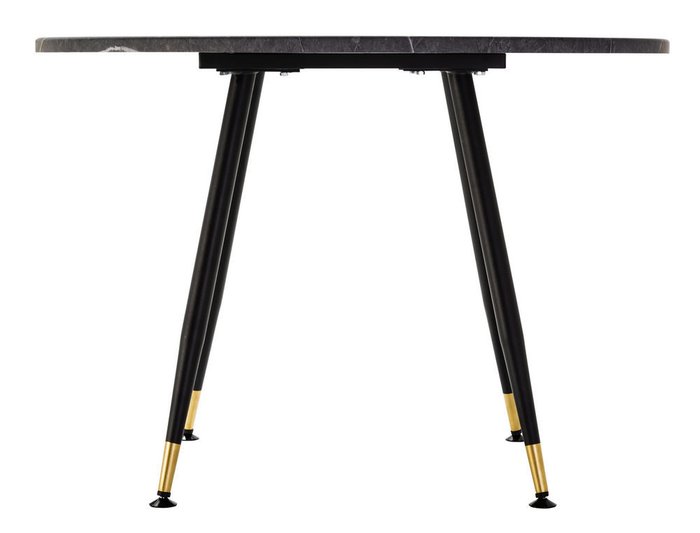 Стол обеденный Месси черно-серого цвета - лучшие Обеденные столы в INMYROOM