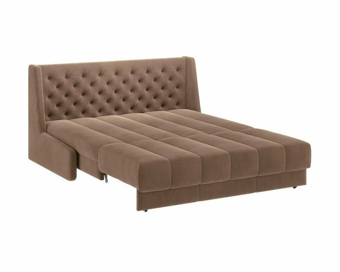 Диван-кровать Ричмонд темно-коричневого цвета - купить Прямые диваны по цене 85990.0