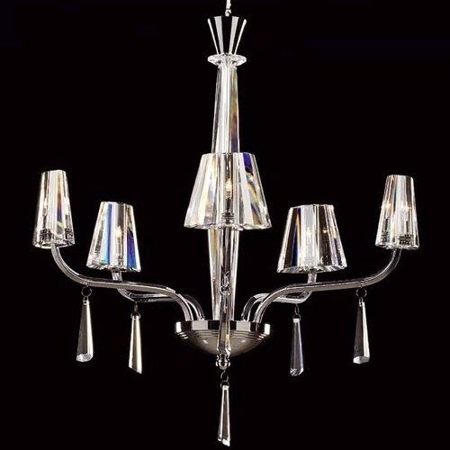 Подвесная люстра MM Lampadari Crystal из стали и хрусталя - купить Подвесные люстры по цене 44650.0