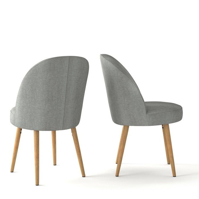 Набор из двух стульев Quilda серого цвета - купить Обеденные стулья по цене 27942.0