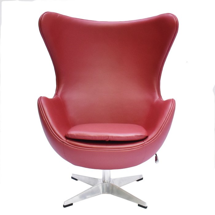 Кресло Egg красного цвета - купить Интерьерные кресла по цене 98990.0