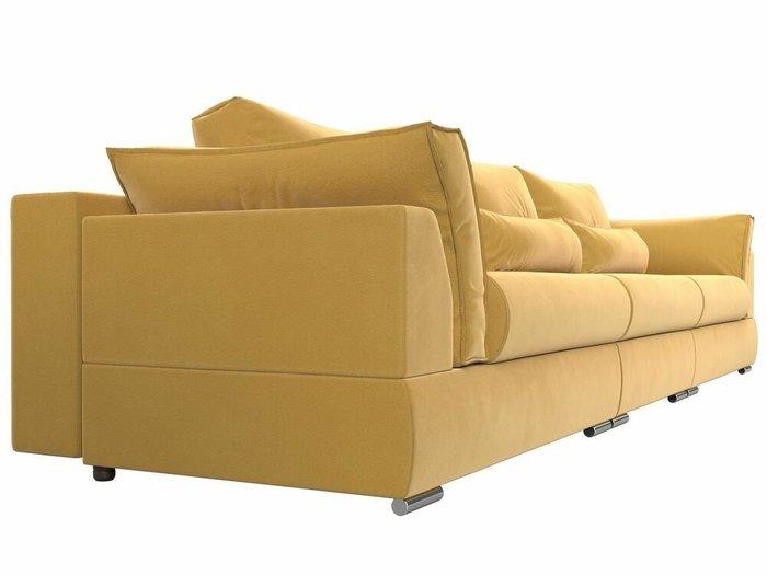 Прямой диван-кровать Пекин Long желтого цвета - лучшие Прямые диваны в INMYROOM