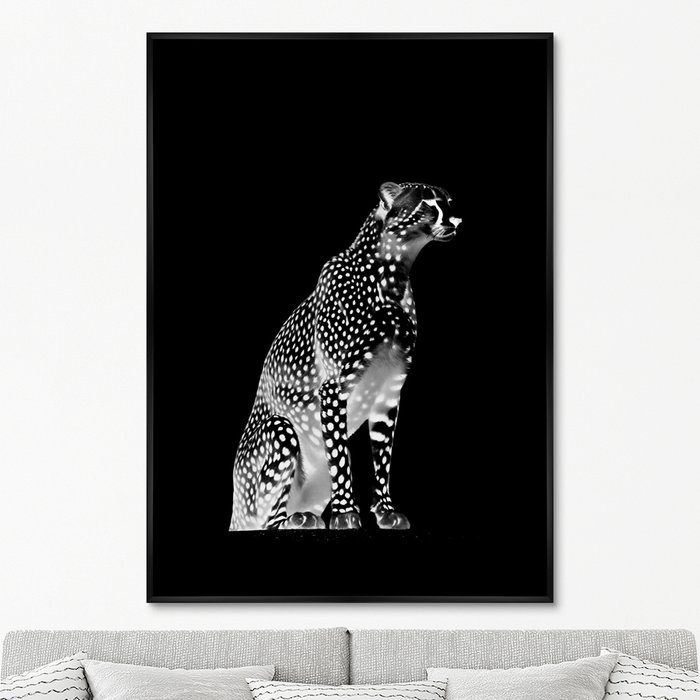 Репродукция картины Cheetahs, No 1, 2024г. - купить Картины по цене 24999.0