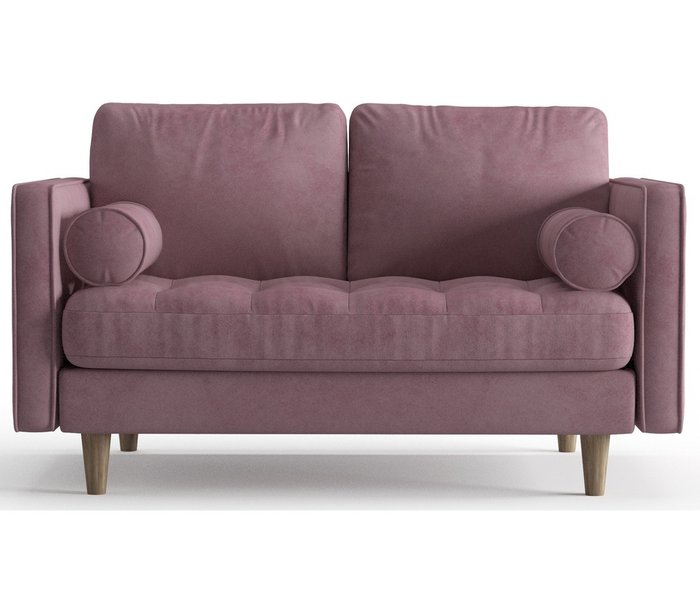 Диван из велюра Асгард темно-розового цвета - купить Прямые диваны по цене 29990.0