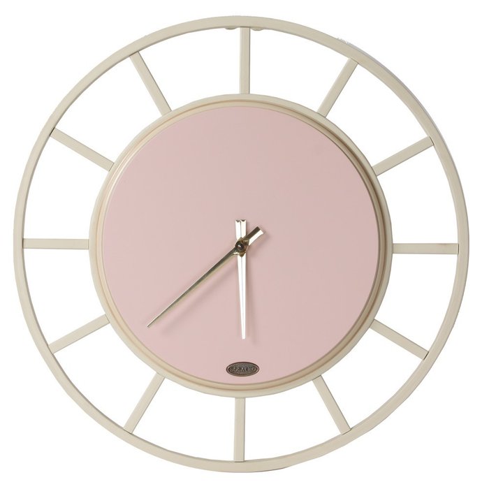 Часы настенные Пандора розового цвета
