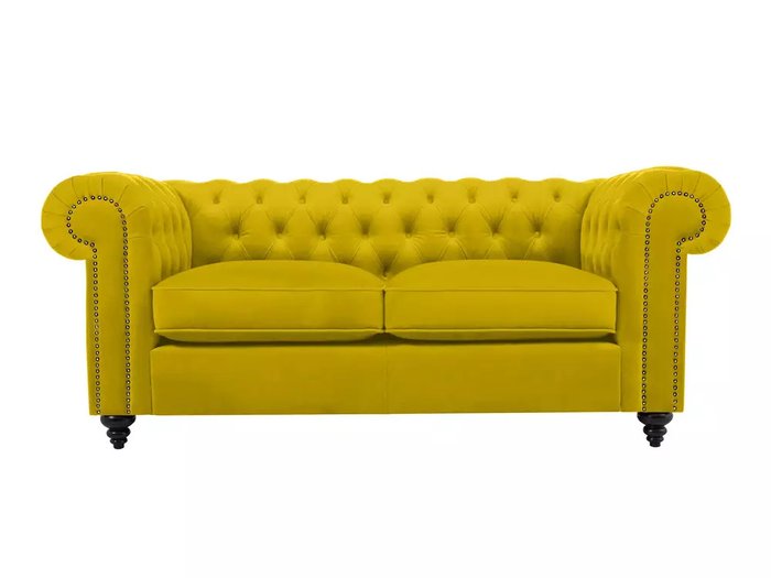 Диван Chester Classic золотистого цвета Диван Chester Classic золотистого цвета