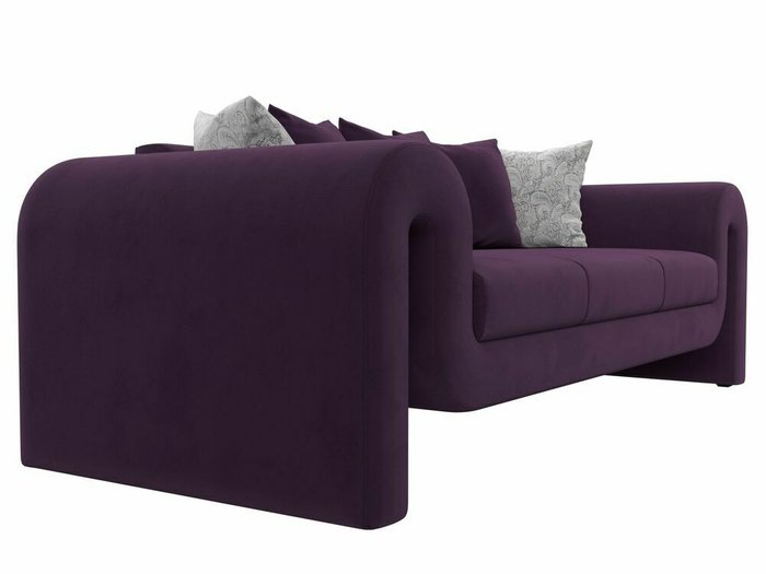 Прямой диван Волна фиолетового цвет - лучшие Прямые диваны в INMYROOM