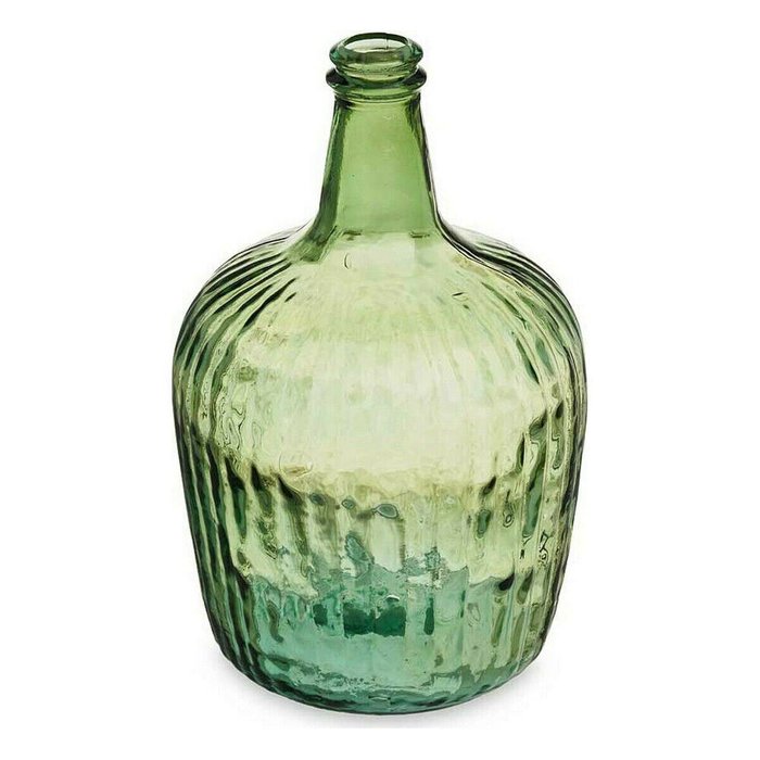 бутылка Лучи Декор 19,5 x 35,5 x 19,5 cm Зеленый (2 штук) - лучшие Фигуры и статуэтки в INMYROOM
