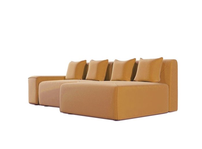 Диван-кровать Portu коричневого цвета - купить Угловые диваны по цене 129000.0
